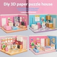 thumbnail image 4 of Childrens Paper Puzzle 3D Model Boys DIY House Craft Learning Kit Toy Early Educational, 4 of 8