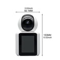 thumbnail image 3 of 1080P Pan Tilt WiFi Camera, Indoor Security Camera with 2.8-Inch Screen, Two-Way Audio, Night Vision, Human Detection, Motion Alarm, Phone APP, 3 of 9