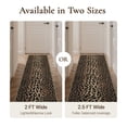 thumbnail image 4 of KUETH 2.5x10 Panthera Runner Rug Machine Washable, Kitchen Runner Rug for Floor and Hallway, Non Slip Flat Pile Area Rug with Rubber Backing for Entryway Bathroom Bedroom Laundry, 4 of 9