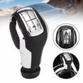 thumbnail image 1 of Bouton de Levier de Vitesse en Cuir PU Longue Durée Compatible avec C5 et Autres Modèles, 1 of 3