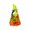 B, variant on Halloween Spooky Pumpkin Hat Ghosts — Colorful Design with Eerie Shadows, Halloween Decorations for Halloween Parties & Trick or Treat Nights — perfect for Costume Parties with spooky setups