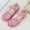 d-241Pink82, variant on MEZZALL Child Sparkly Girls Sandals Fashionable T Strap Design Performance Comfortable Lightweight Casual Shoes Toddler Comfort Adorable Casual Kids Princess Solid Color Footwear