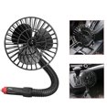 thumbnail image 4 of relayinert Car Fan Universal Fit Reliable Cooling Solution Versatile Compatibility black 1Set, 4 of 6