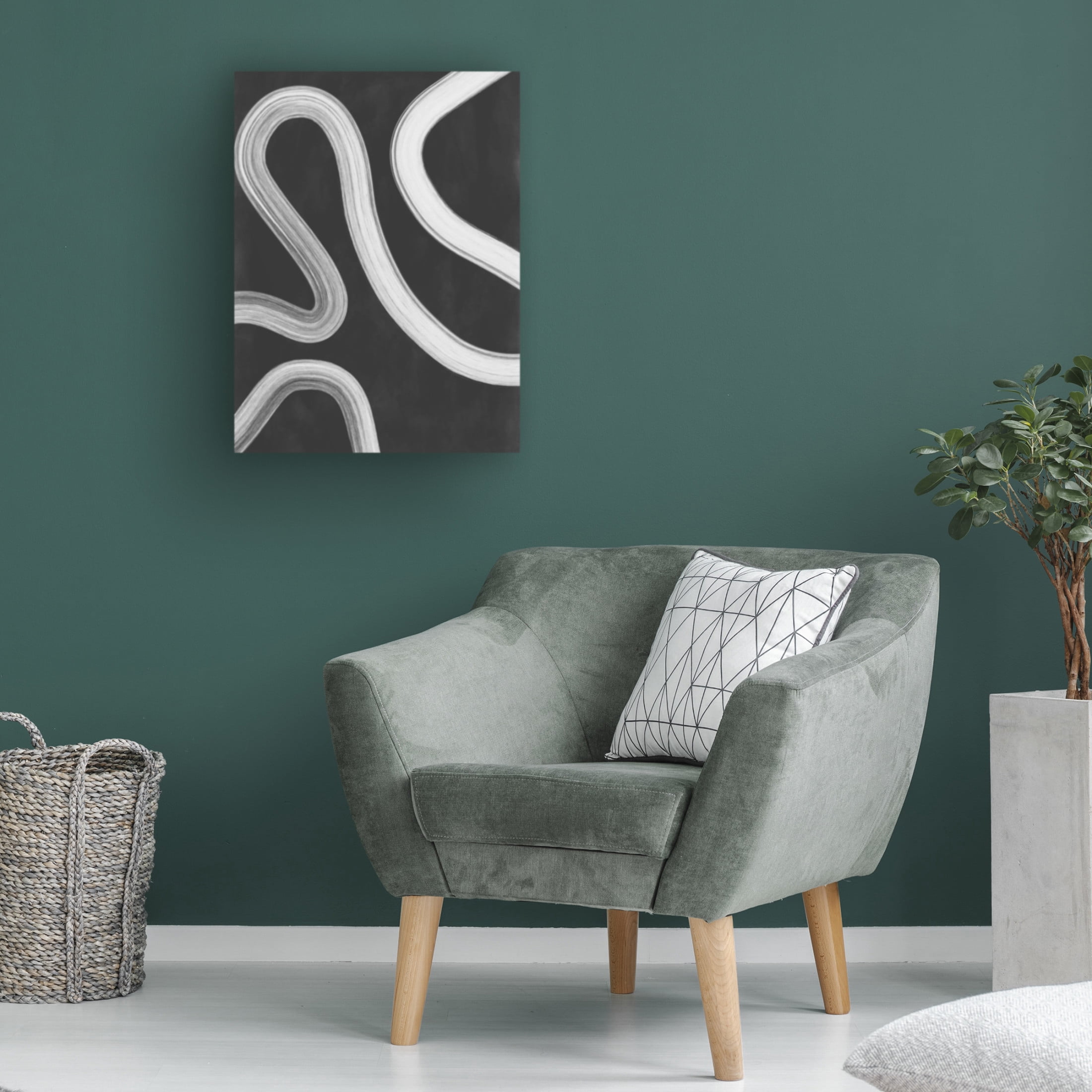 Trademark Fine Art Elena Ristova  blackawhite43 Canvas Wall Art