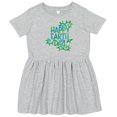 thumbnail image 3 of Inktastic Happy Earth Day with Leaves Girls Toddler Dress, 3 of 5