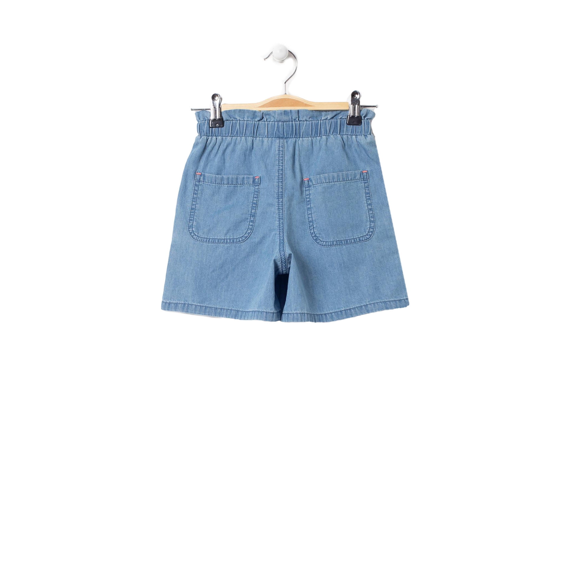 lightweight denim culottes