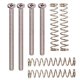 thumbnail image 5 of 1 Tornillos y resortes para puente de bajo eléctrico de hierro, piezas de instrumentos musicales Plata, 5 of 9