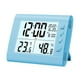 thumbnail image 1 of Reloj despertador digital, reloj multifuncional, pantalla de calendario de escritorio moderna, reloj de noche Azul, 1 of 9