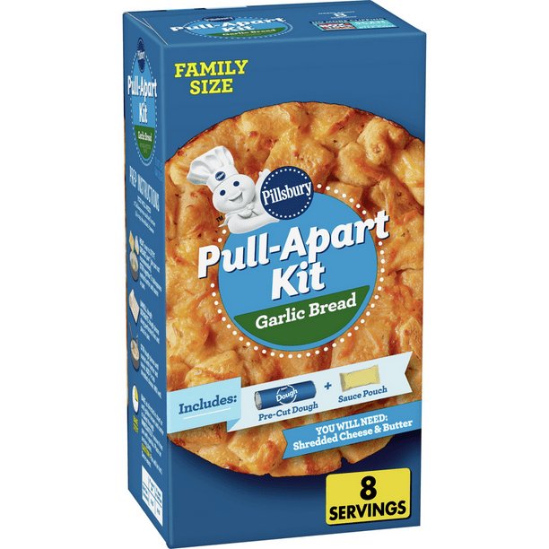 Pillsbury PullApart Kit Garlic Bread, 14.7oz