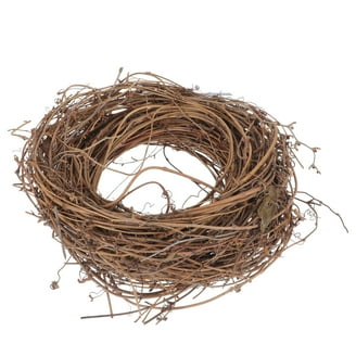 Ashland 14" Natural Grapevine Wreath - Ready-to-Decorate Rustic Home Decor For Weddings, Birthdays, Parties, And Holidays - Bulk 12 Pack