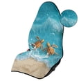 thumbnail image 4 of KUIFORTI Water-Resistant Car Seat Cover Towel - Washable Sweat Protector for Gym, Workout Use, Sea Turtle Print, Universal Fit for Cars, SUVs and Trucks, 4 of 7