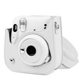 thumbnail image 1 of With Adjustable Shoulder Strap, Mini Camera Case Bag, Simple And Beautiful Detachable Cover PU Leather Bag, Fashional For ,  Mini 11 Camera, Black,White,Blue,Pink,Purple, 1 of 8