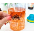 thumbnail image 6 of Disney: Lilo  Stitch - Flower Badges 32oz Twisted Spouted Plastic Bottle with Sticker Set, 6 of 7