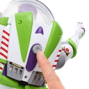 Disney Store Official Buzz Lightyear Interactive Talking Action Figure from Toy Story, Features 10+ English Phrases, Interacts with Other Figures and Toys