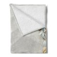 thumbnail image 2 of Starfish Soft Flannel Fleece Blanket, Seacoast with Sand with Colorful Various Seashells Tropics Aquatic Wildlife Theme, Cozy Plush for Indoor and Outdoor Use, 60" x 80", Multicolor, by Ambesonne, 2 of 5