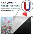 thumbnail image 4 of Spring Flowers Mailbox Cover Magnetic Standard Size 21" x 18" Colorful Wildflowers Mailbox Covers Magnetic Spring Summer Floral Decorative Mailbox Post Letter Box Wrap Decoration for Home Outdoor, 4 of 6