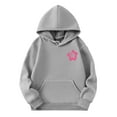 thumbnail image 6 of Godom Girls Zip Up Hoodies Size 7-8 Hoodie Long Sleeve Soft Sweatshirt Graphic Hoody Cute Pullover Top Clothe for Girl Tops Size 10-12 Unisex kids sweatshirts, 6 of 7