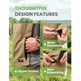 thumbnail image 6 of Relexit Mosquito Jacket for Men & Women, Breathable Bug Jacket with Mesh Hood and Pockets, 6 of 9