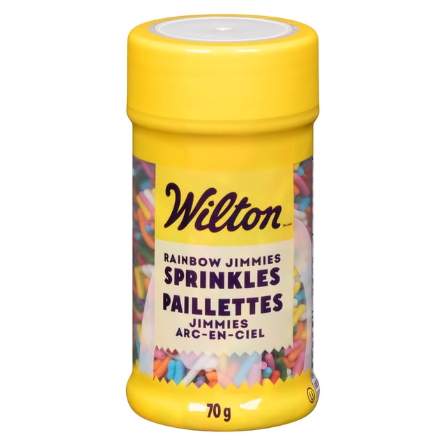 WILTON RAINBOW JIMMIES SHORT BOTTLE 70g