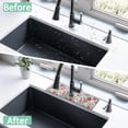 thumbnail image 4 of Kitchen Sink Splash Guard Faucet Mat 24" X 5.5" Floral Farmhouse Absorbent Fast Drying Mat Faucet Draining Mat Sink Splash Guard Behind Faucet Drip Catcher for Kitchen Bathroom, 4 of 5