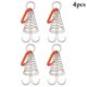 thumbnail image 2 of Estacas para tablas de cubierta Timcorr 4 Uds Metal con clips de mosquetón, 2 of 8