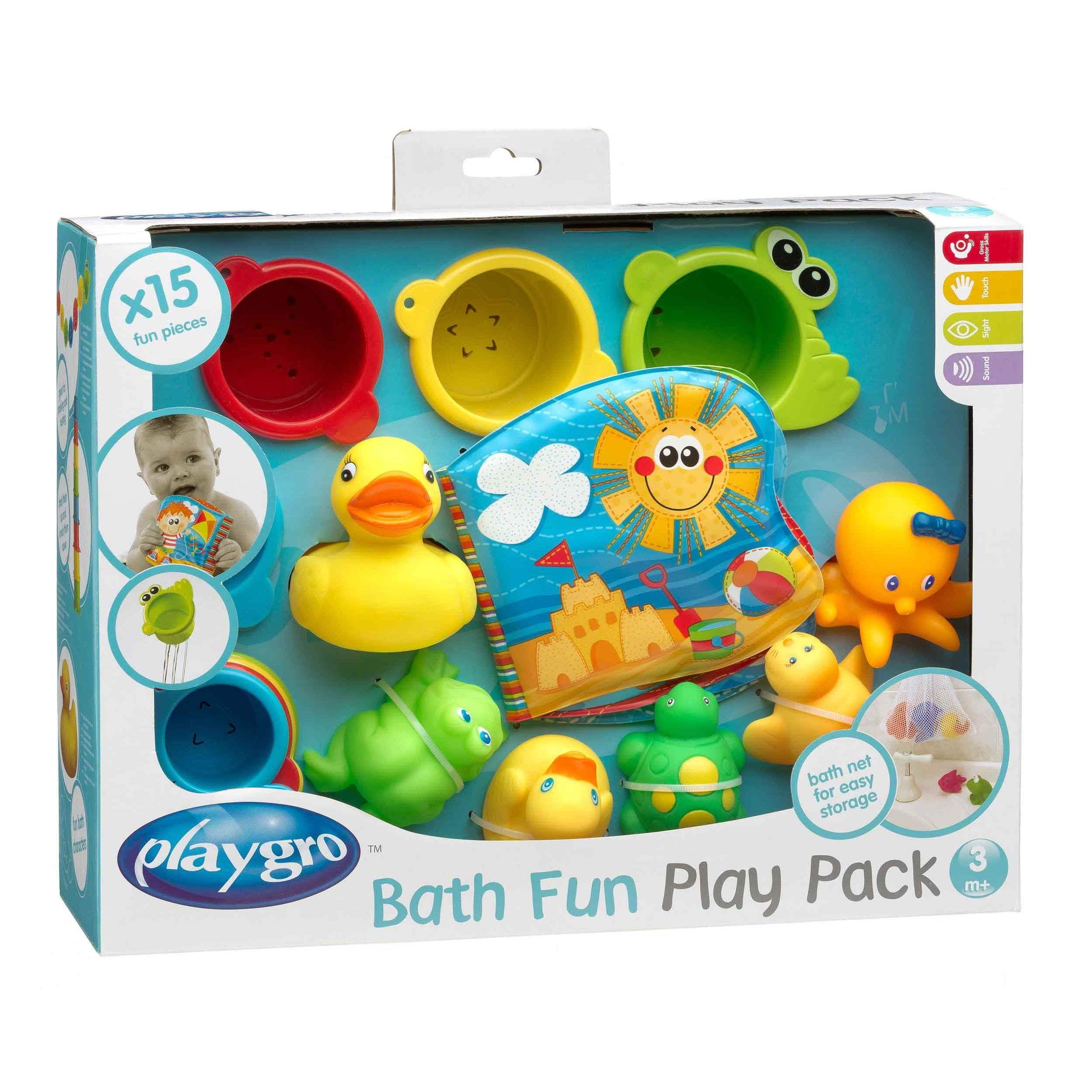 Playgro Bath Fun Gift Pack Toy Toddler Colorful Educational Children Kids Play 