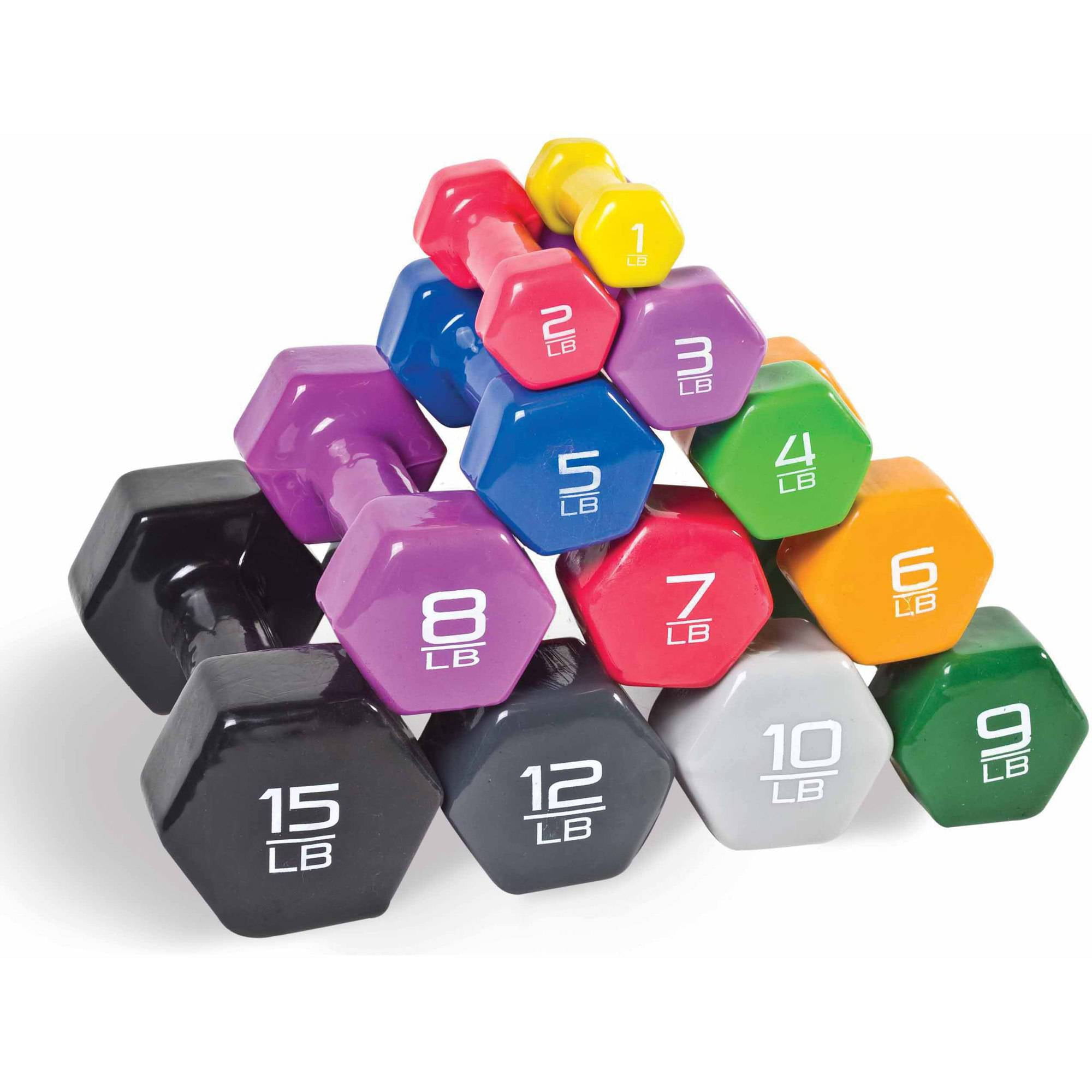 CAP Barbell, 9lb Vinyl-Coated Dumbbell, Single