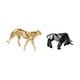 thumbnail image 5 of Escultura De Resina De Guepardo Dorado, Figura De Animal Moderna, Centro De Mesa Decorativo, Adorno Abstracto Para Oficina, Hogar, Entrada, Escritorio, Estante, 5 of 8