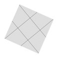 thumbnail image 2 of thinsony Square Quilting Template Quilter Ruler Quilt Templates Fabric Sewing Marking Cutting Rulers 7.5x7.5inch, 2 of 9