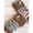 Coffee, variant on Fingerless Gloves for Women Warm Winter Trendy Bird Embroidery Knit Warm Fleece Outdoor Gloves Red