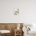 thumbnail image 3 of Stupell Industries Delicate Bird & Blossoms Botanical & Floral Painting Gray Framed Art Print Wall Art, 11 x 14, 3 of 9