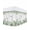 White, variant on Hummingbird Wrap Around Bed Skirts for King Bed 18" Drop,Bed Skirt with Adjustable Elastic Belt Dust Ruffle Bed Valance for Bedroom Hotel Sage Green Botanical Leaf Vintage Botanical Bed Frame Cover