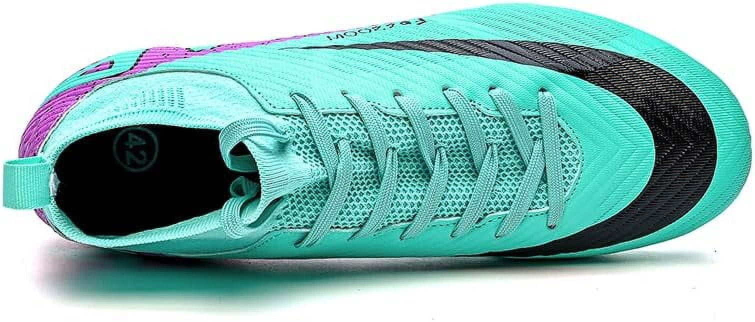 Indoor Futsal Turf Youth Soccer Cleats Boys TF High-Top Football Boots for Training Durable and Comfortable Children's Soccer Cleats