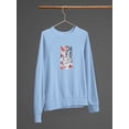 thumbnail image 3 of American Peace Sign Sweatshirt Women -Jennifer Paxton Parker Designs, Female x-Large, 3 of 4