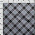 thumbnail image 2 of oneOone Organic Cotton Poplin Twill Fabric Tartan Check Print Fabric BTY 42 Inch Wide, 2 of 4