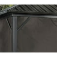 thumbnail image 3 of Sojag, rideaux bruns pour abri soleil Genova, 12 pi x 12 pi, polyester, 3 of 5