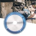 thumbnail image 4 of Blue Coating Circular Saw Blade Wood Cutting Blade Disc 1" ID 60T 6" OD, 4 of 8
