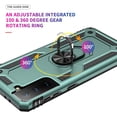 thumbnail image 3 of S21 FE Case, Samsung Galaxy S21 FE Case [ Military Grade ] Shock-Absorption Bumper Cover Anti-Scratch Case with Ring Car Mount Kickstand for Samsung Galaxy S21 FE - Teal, 3 of 6