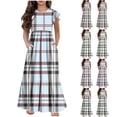 thumbnail image 1 of LOVZFMLL Robe Sans Manches à la Mode pour Enfants Robe d'Été Décontractée à Col Rond pour Filles, 1 of 9