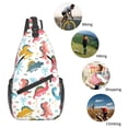 thumbnail image 5 of Lsque Dinosaur Pattern Cross Chest Bag Diagonally – Premium Durable Front Chest Sling with Adjustable Padded Strap, High-Capacity Storage, 5 of 8
