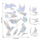 thumbnail image 3 of Adhesivos para ventanas contra pájaros Adhesivos contra colisiones de pájaros Adhesivos reflectantes arcoíris y sol No se requiere pegamento para el cristal, 3 of 8