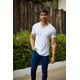 thumbnail image 4 of Playera Lisa Para Caballero Cuello V Marca Alfani, 4 of 7
