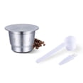 thumbnail image 1 of Cápsulas de café rellenables de acero inoxidable Filtro de taza de cápsula de café reutilizable Compatible con Nespresso U CitiZ, 1 of 6