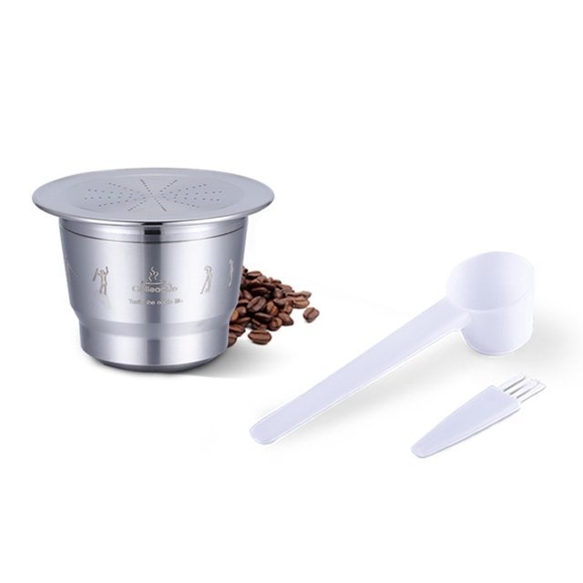 Cápsulas de café rellenables de acero inoxidable Filtro de taza de cápsula de café reutilizable Compatible con Nespresso U CitiZ