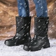 thumbnail image 4 of AnuirheiH Men's Fall And Winter Rain Boots Plush Velvet High-Tube Snow Boots Outdoor Sports Shoes Clearance, 4 of 8