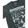 thumbnail image 4 of Sonic The Hedgehog T-Shirt Men's Shadow Acid Wash Short Sleeve Top, 4 of 5