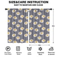 thumbnail image 2 of Blackout Kids Curtains,Sunflower Childrens Insulated Curtains Set Of 2,Bedroom Essentials,Toddler Room Decor 52x84in(132x213cm), 2 of 4