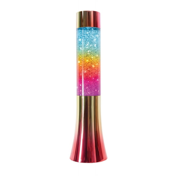 13" Rainbow motion Glitter Lamp, 7 Vibrant Colors, Soothing Ambiance, Gift for Kids, Home Office Lamp, Home Office decor, Perfect for setting the Mood in any Room