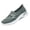 Green, variant on Womens Breathable Knit Slip-on Walking Shoes Embroidered Slip on Sneakers Lightweight Comfortable Orthopedics Walking Shoe
