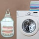 thumbnail image 3 of Cesta de ropa plegable elástica para montar en la pared, cesta para ropa sucia de baño, 3 of 7